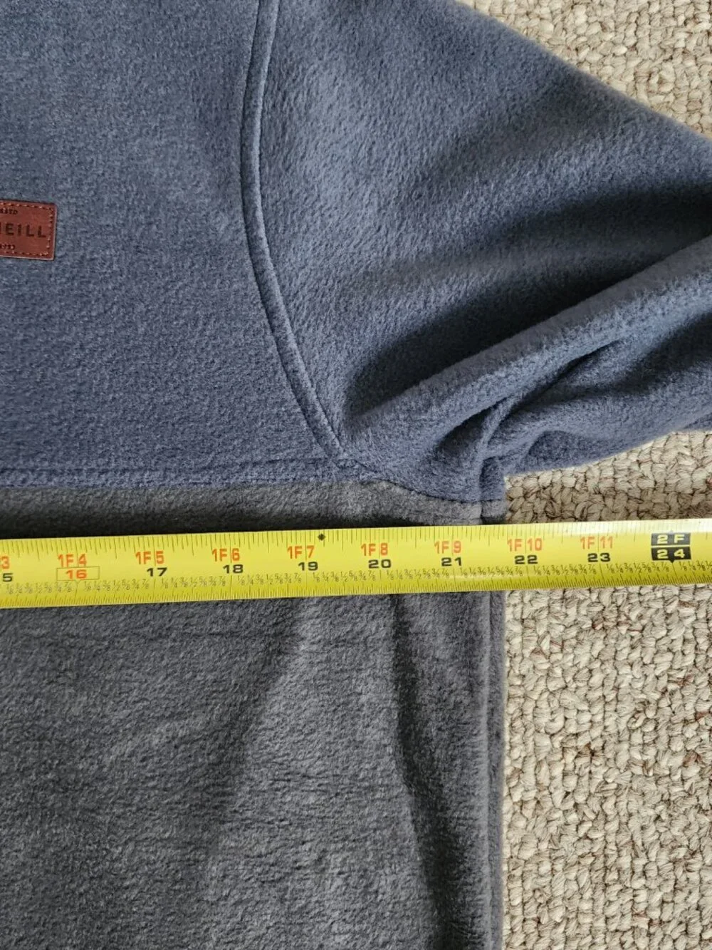 NWT O'Neill Men's Vantage Super Fleece Hoodie 1/2 Zip Size Small